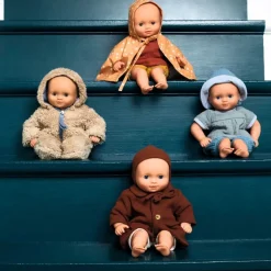 DUKKETØJ SÆT M/HAT - BLÅ