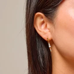 EARRINGS NARA WHIMSICALLY FORGYLDT | CORALIA