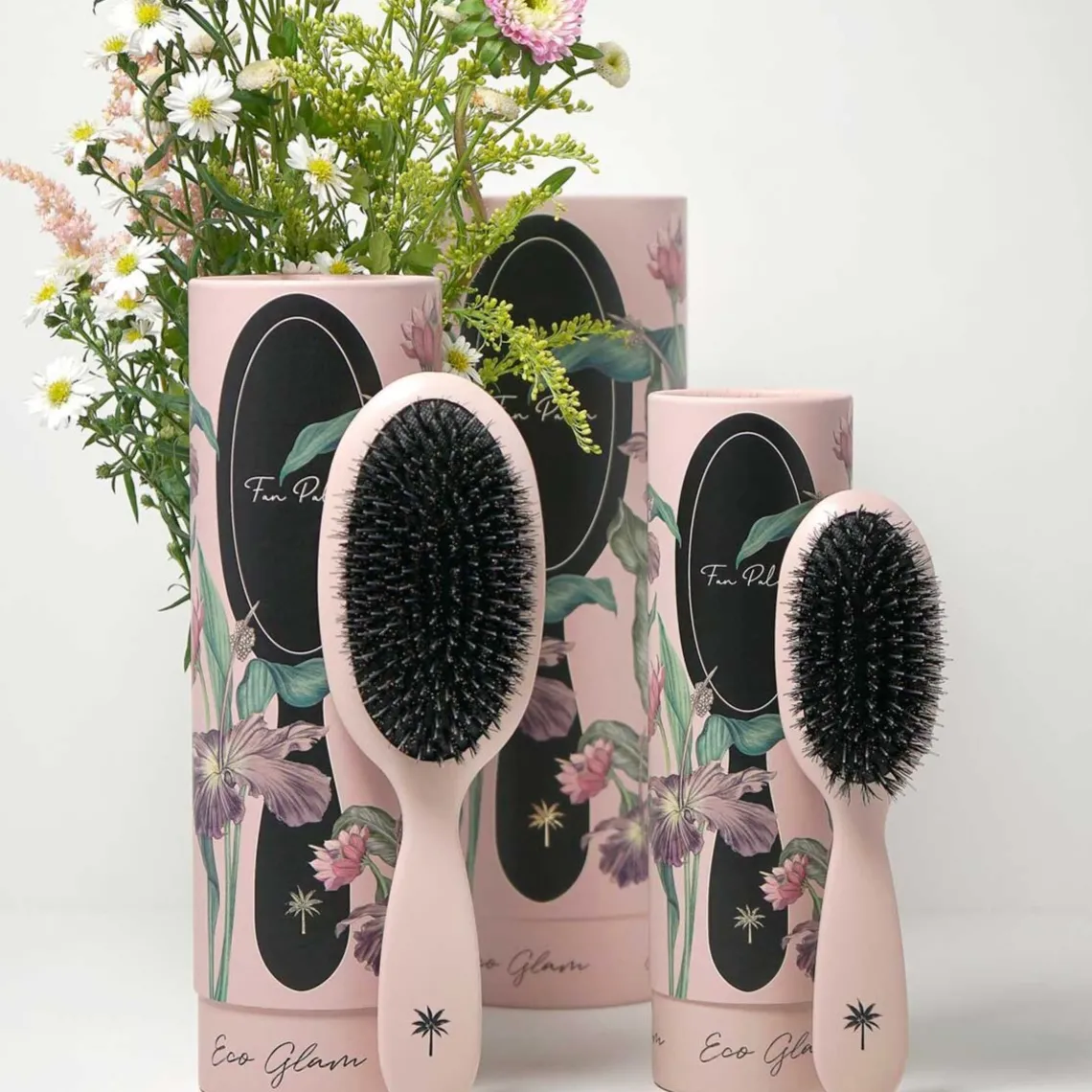 ECO GLAM HÅRBØRSTE LARGE | NUDE