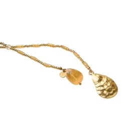 ENTIRE CITRINE HALSKÆDE