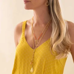 ENTIRE CITRINE HALSKÆDE