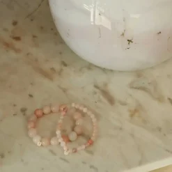 ESSENTIAL STRETCH ARMBÅND | ROSA JADE