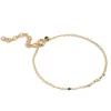 ETTA BRACELET FORGYLDT | PETROL GREEN