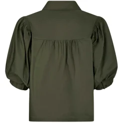 ETTA POPLIN SHIRT | ARMY