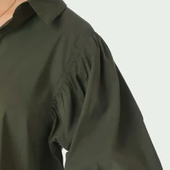 ETTA POPLIN SHIRT | ARMY