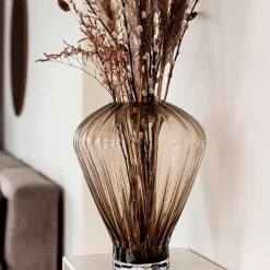 EVELYN VASE LARGE 35 CM | TOPAZ