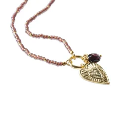 FANTASTIC GARNET NECKLACE