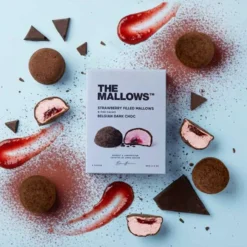 FILLED MALLOWS | STRAWBERRY/DARK CHOC