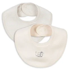 FIO STRIPE 2-PACK BIBS | BLUE MIX