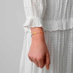 FLOWER POWER BRACELET MULTI | FORGYLDT