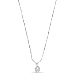 FOUR-LEAF CLOVER NECKLACE | SØLV