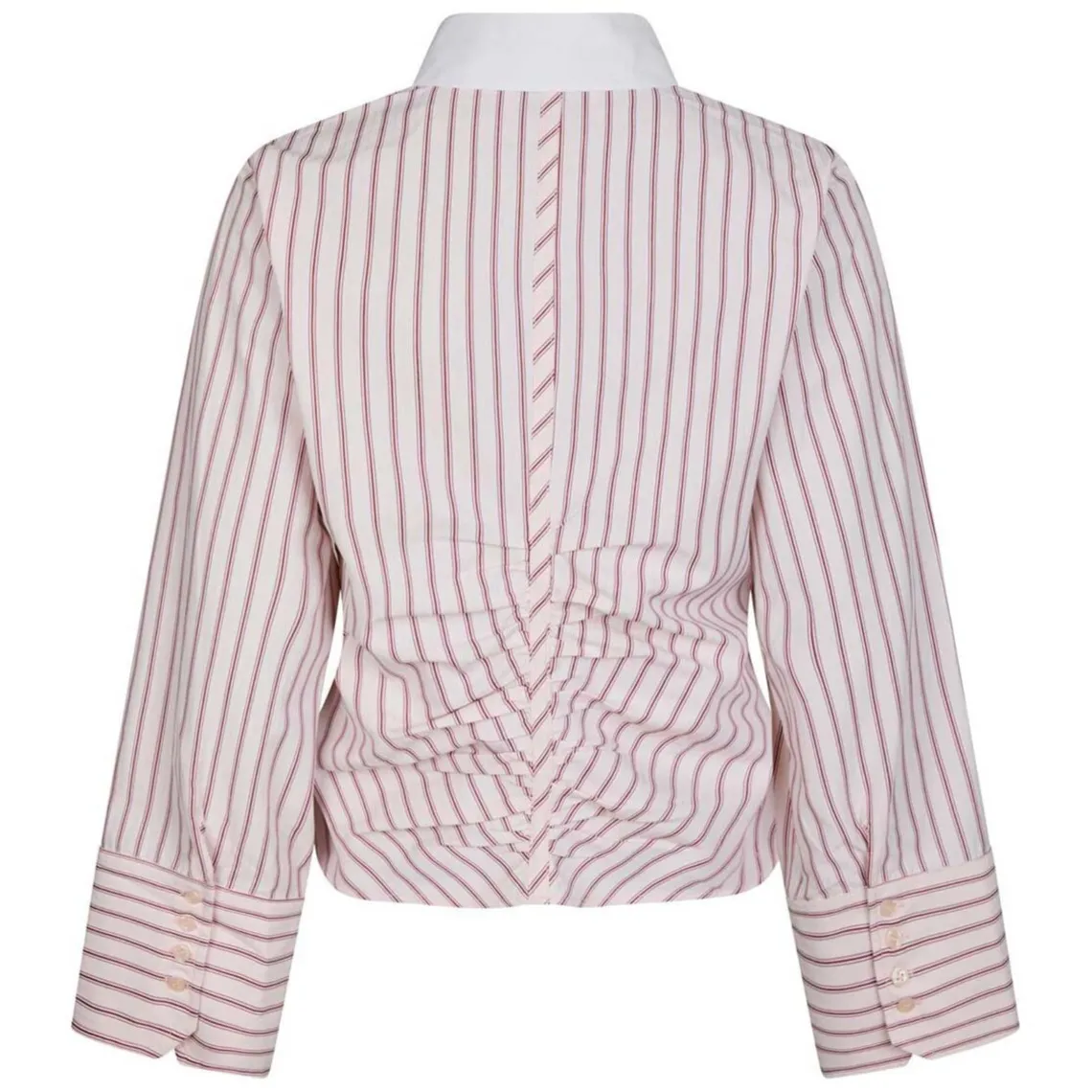FRANSESCA STRIPE SHIRT | ROSE