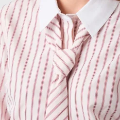 FRANSESCA STRIPE SHIRT | ROSE