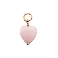 FRENCH HEART PENDANT | FG/SOFT ROSE