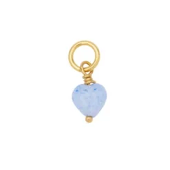 FRENCH MINI HEART PENDANT | FORGYLDT SKY