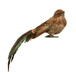 FUGL M/CLIPS 20 CM | GRØN HALE