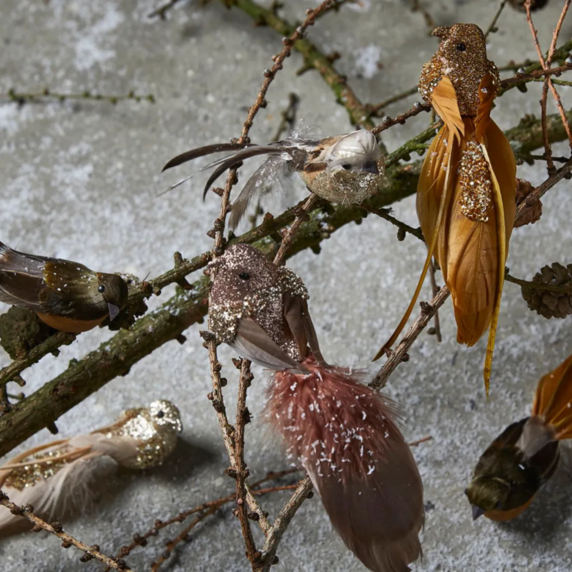 FUGL M/CLIPS 20 CM | GRØN HALE