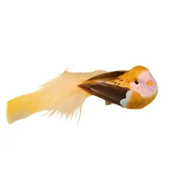 FUGL M/CLIPS 13 CM | GUL