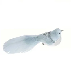 FUGL M/CLIPS 17 CM | LYSEBLÅ