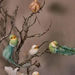 FUGL M/CLIPS 16 CM | NATUR