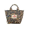 GABBY LEOPA COATED BAG | BLACK