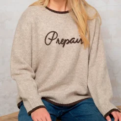 GABRIELLE KNIT | SAND BROWN