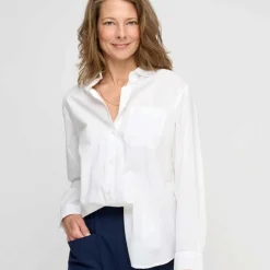 GAIA SKJORTE I POPLIN | HVID