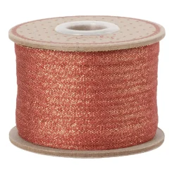 GAVEBÅND 25M - RØD/GULD