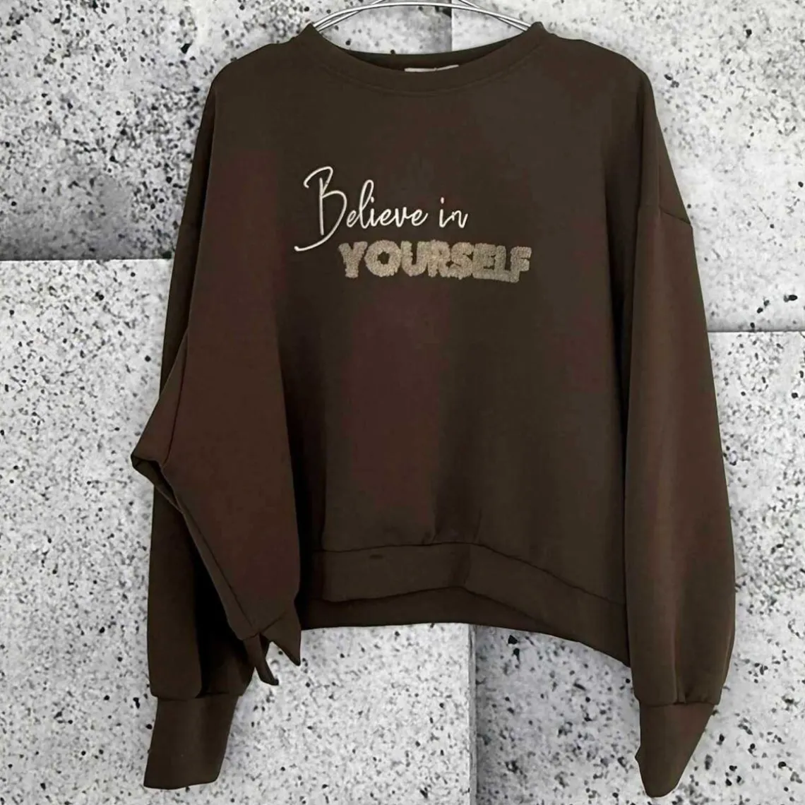GISLA H SWEATSHIRT | COFFEE