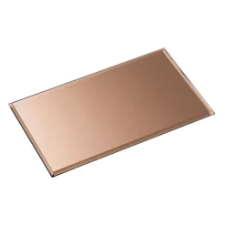 GLASPLADE 30X17 CM | SMOKED BROWN