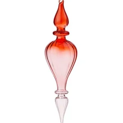 GLASPYNT 20 CM - CONE ICICLE | RUBY