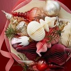 GLASPYNT 20 CM - DOME ICICLE | RUBY