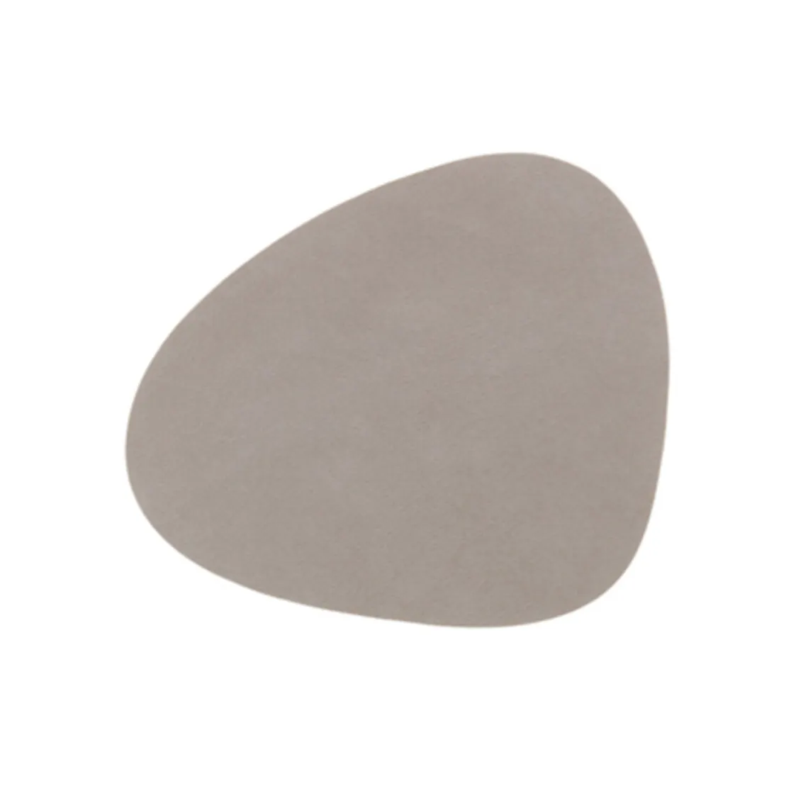 GLASS MAT CURVE NUPO 11X13 CM | LIGHT GREY