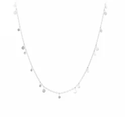 GLOW NECKLACE ADJ 40-45 CM | SØLV