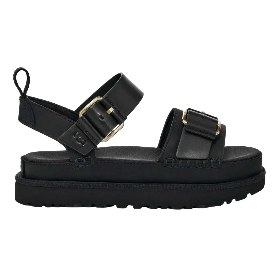 GOLDENSTAR VILLA SANDAL | BLACK