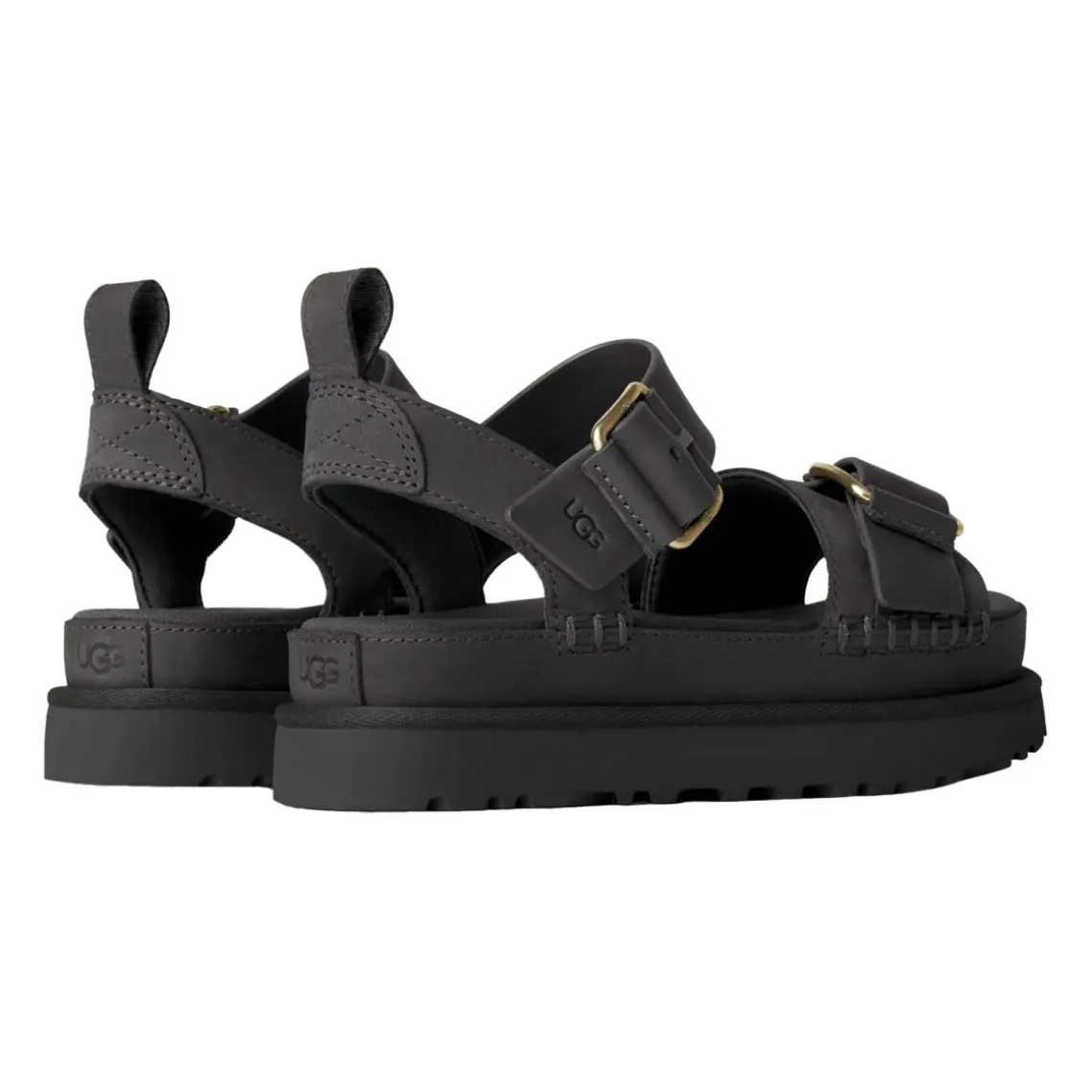 GOLDENSTAR VILLA SANDAL | BLACK