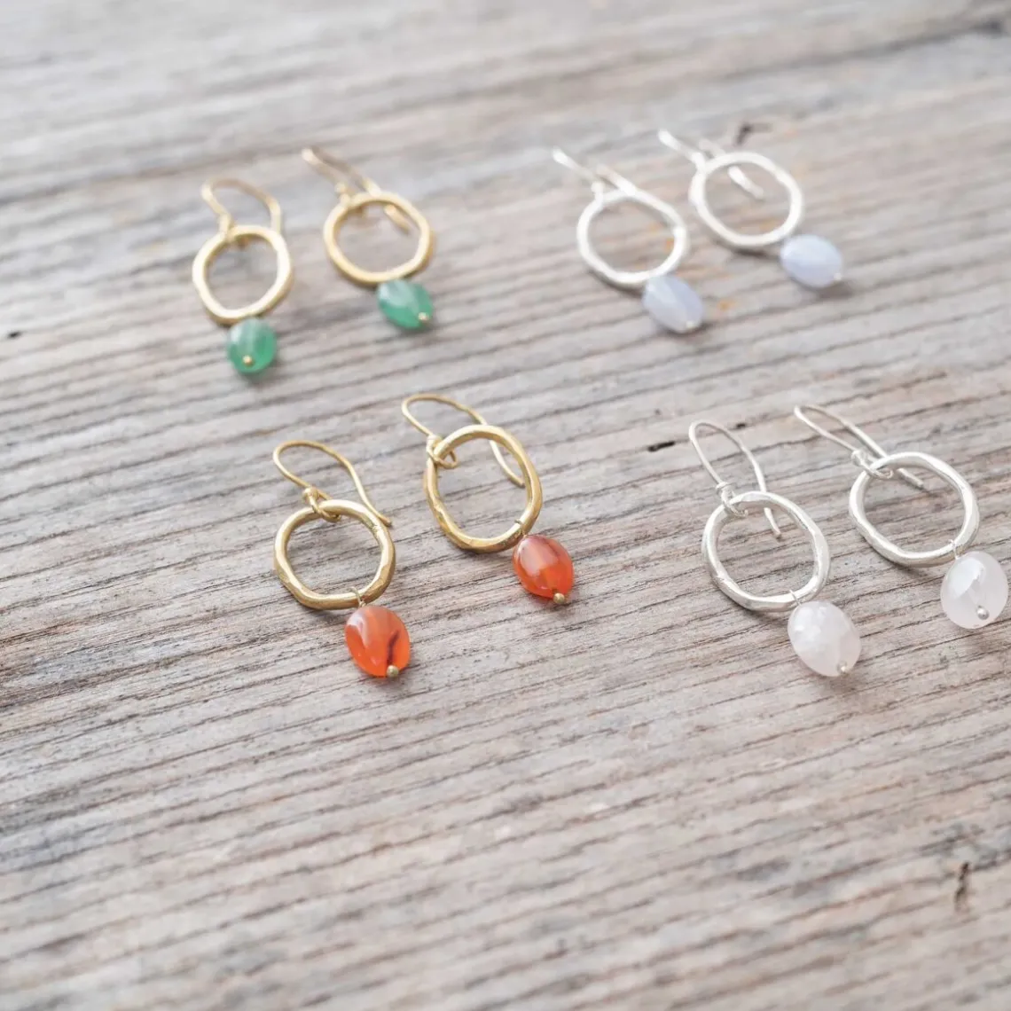 GRACEFUL AVENTURINE EARRINGS