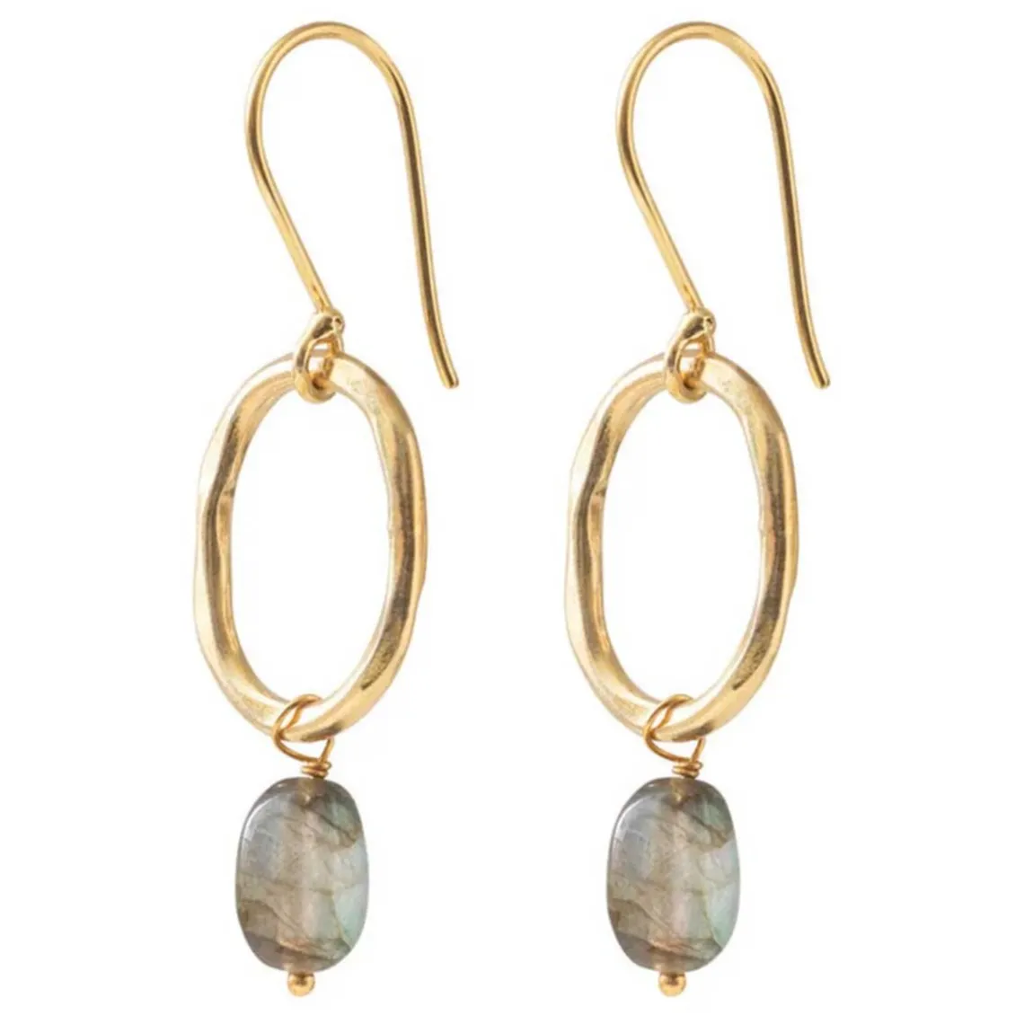 GRACEFUL LABRADORITE EARRINGS