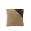 GRYDELAP I CANVAS 20X20 CM - BEIGE/DARK BROWN