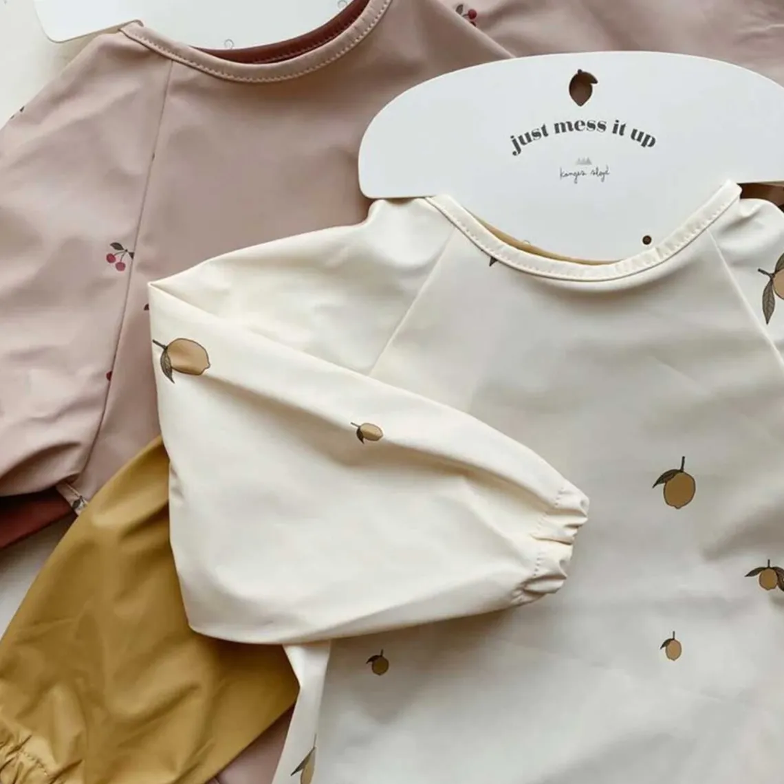 HAGESMÆK M/LANGE ÆRMER - 2 STK. | LEMON