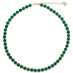 HAILEY HALSKÆDE | GRØN JADE