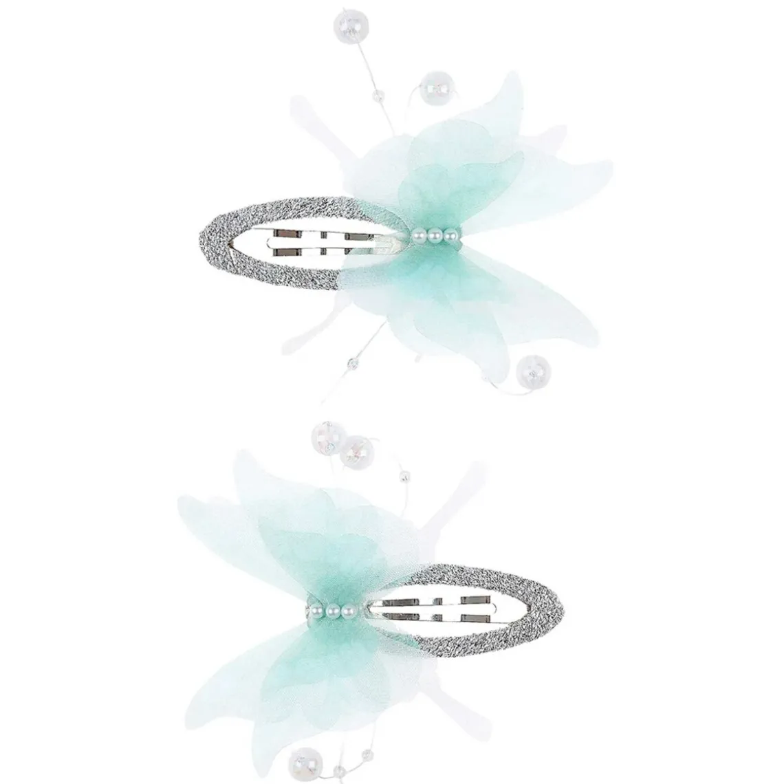 HAIR CLIPS SUE BUTTERFLY BLUE