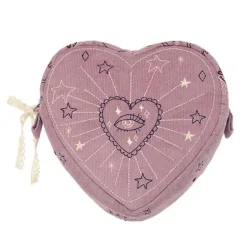 HEART MAKEUP BAG | PURPLE MAGIC HEART
