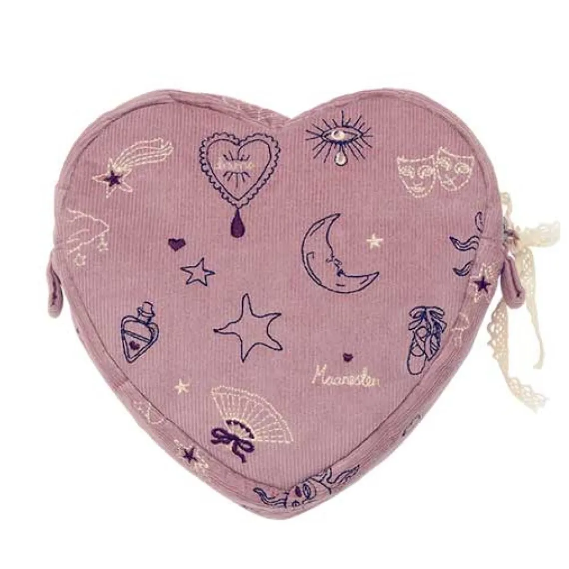 HEART MAKEUP BAG | PURPLE MAGIC HEART