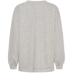 HIBISCUS SWEATSHIRT | GREY/YELLOW