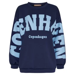 HIBISCUS SWEATSHIRT | NAVY/SKY