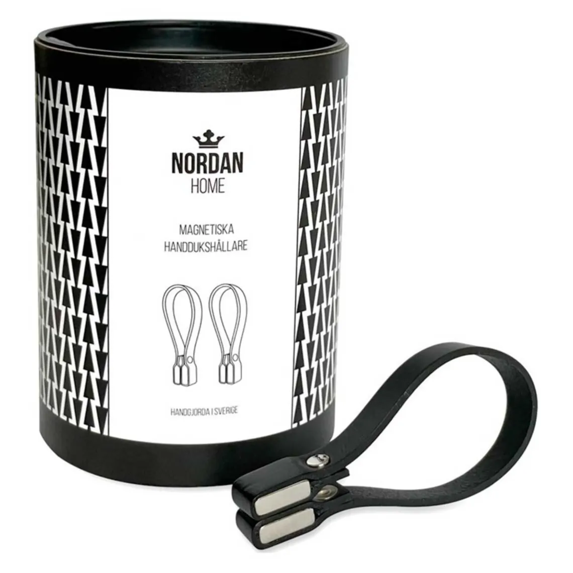HÅNDKLÆDESTROPPER M/MAGNET 2 STK. | SORT