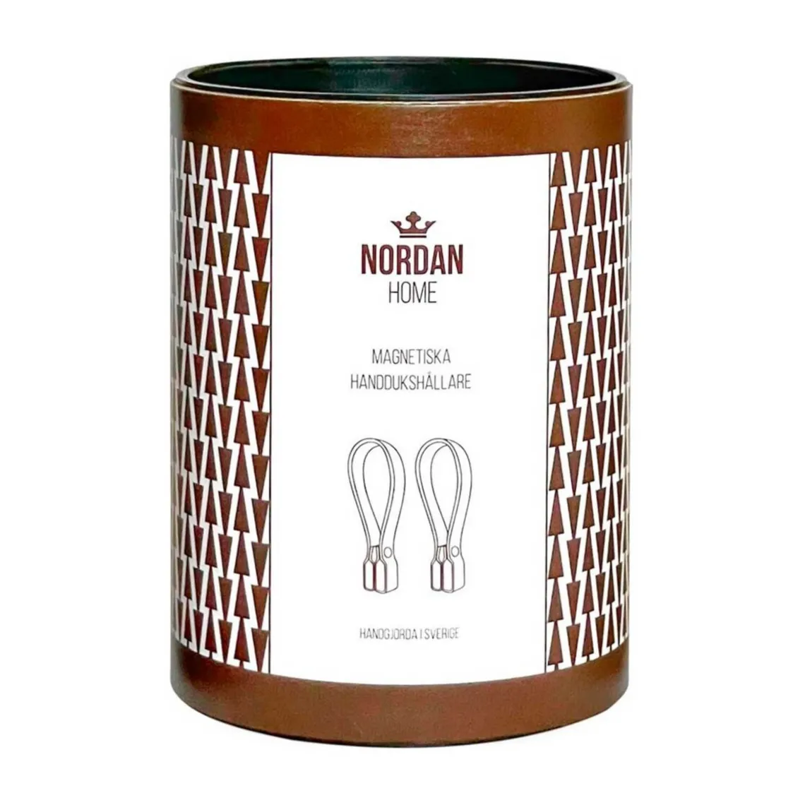 HÅNDKLÆDESTROPPER M/MAGNET 2 STK. | BRUN