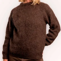 IDA ALPACA SWEATER | BRUN