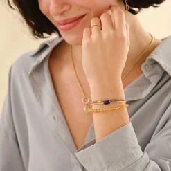 IDENTITY LAPIS LAZULI CITRINE BRACELET